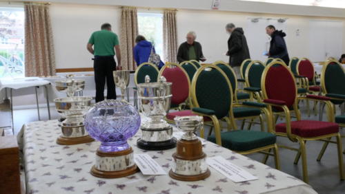 Final checks, all hoping to win one of the cups.